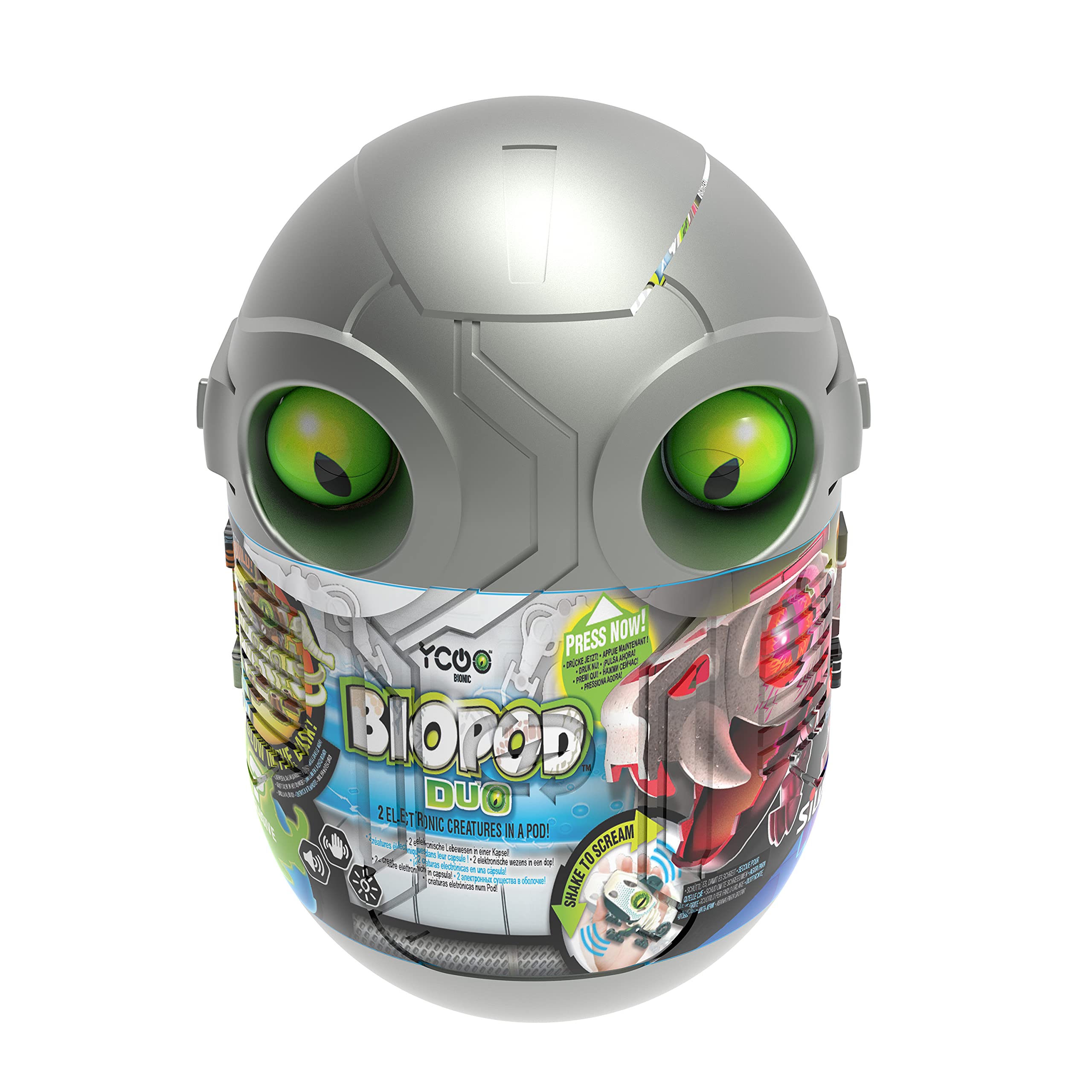 Biopod 88082 Buildable Dinosaur with a Rare Glow in The Dark Creature (one Duo pod Supplied)