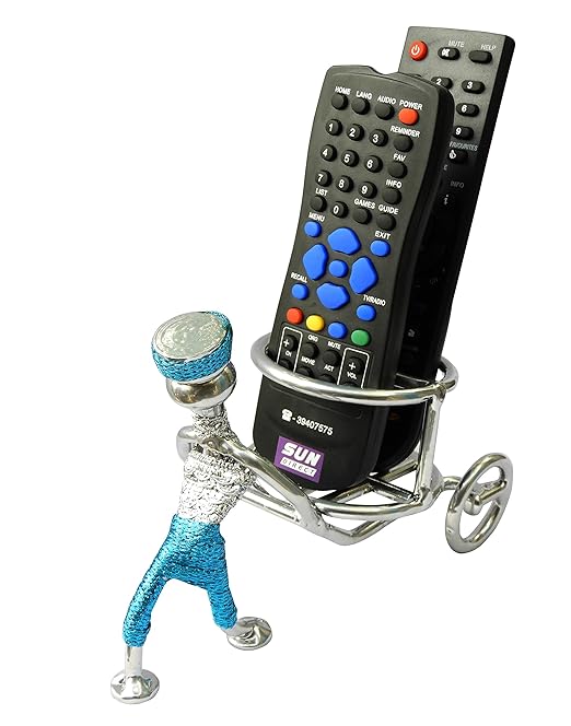 ORCHID ENGINEERS Metal Unique Remote Stand (Antique Silver)