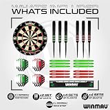 Winmau Masters Pro Dartboard Set – Complete Home Dartboard Setup view 2