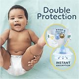Pampers Premium Protection New Baby Size 1 180 Nappies 2kg-5kg Monthly Pack view 3