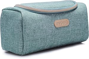 evoon Essential Oil Bag, 12 Bottles Perfect Portable Essential Oils Travel Case for Young Living & doTerra Suitable for 5ml,10ml,15ml Bottles Light Blue