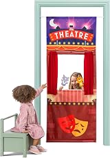 Playhouse Pop-Up Play Town Puppet Theatre Doorway 1m Rod Kids 3-7