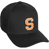 Daxton Classic Structured Baseball Hat Custom A to Z Initial White Neon Orange Letter