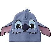 Disney Stitch Peekaboo Hands Blue Cuff Beanie