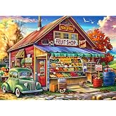 500 Pieces Puzzle for Adults, Country Store Landscape Jigsaw Puzzles | Creative Play Holiday Party Gifts, Fun and Challenging Family Game for Adults Seniors, 20.5x15 in