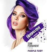 PaintGlow Rebellious Purple Fury Vegan Semi Permanent Hair Dye 100ml view 4
