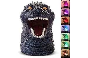 WLHONG Dinosaur Monster Night Light for Kid, Cute Color Changing Silicone Baby Night Light with Touch Sensor, Portable Rechargeable LED Bedside Nursery Lamp for Toddlers Room, Monster Gift Boys Girls