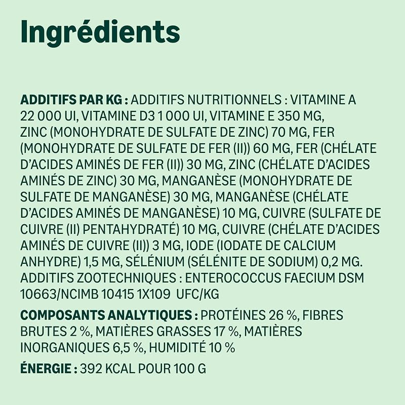 Nourriture sèche Premium pour Chien Adulte Grand Poulet 3 kg 1 Paquet