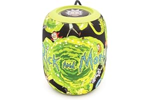 CultureFly Rick and Morty 360 BT Speaker, Multicolor, Plastic, Portable Bluetooth Speaker, Game Theme