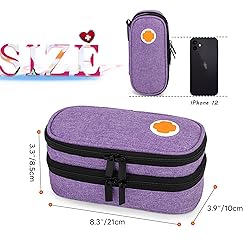 CURMIO Double Layer EpiPen Carrying Case, Portable