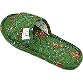 Ultralight Soft Indoor Open Toe Cotton linen Slippers Absorb Sweat Cloth Bottom House Slippers