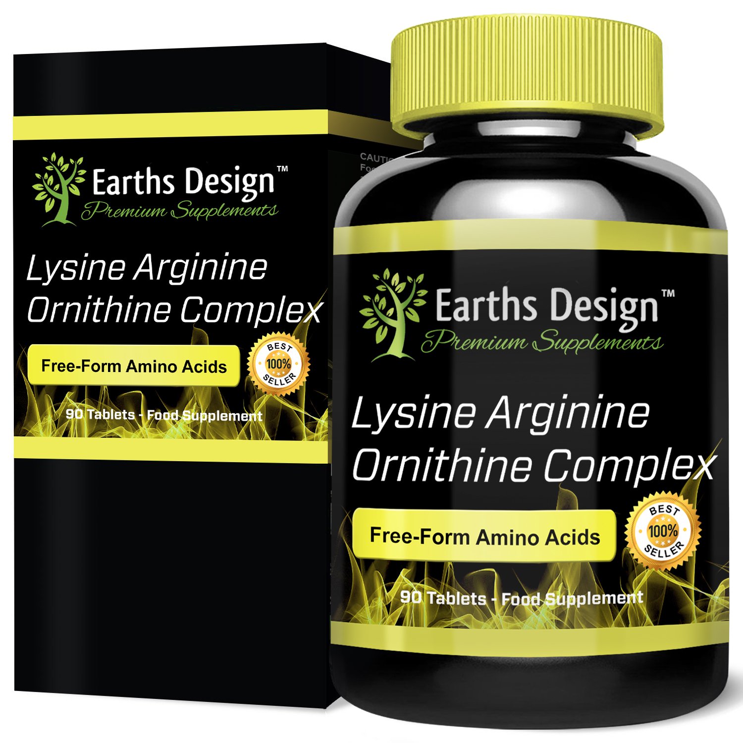 LArginine LOrnithine LLysine Supplement Capsules Essential Amino
