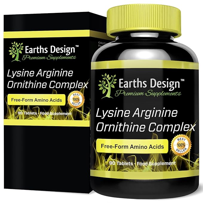 LArginine LOrnithine LLysine Supplement Capsules Essential Amino