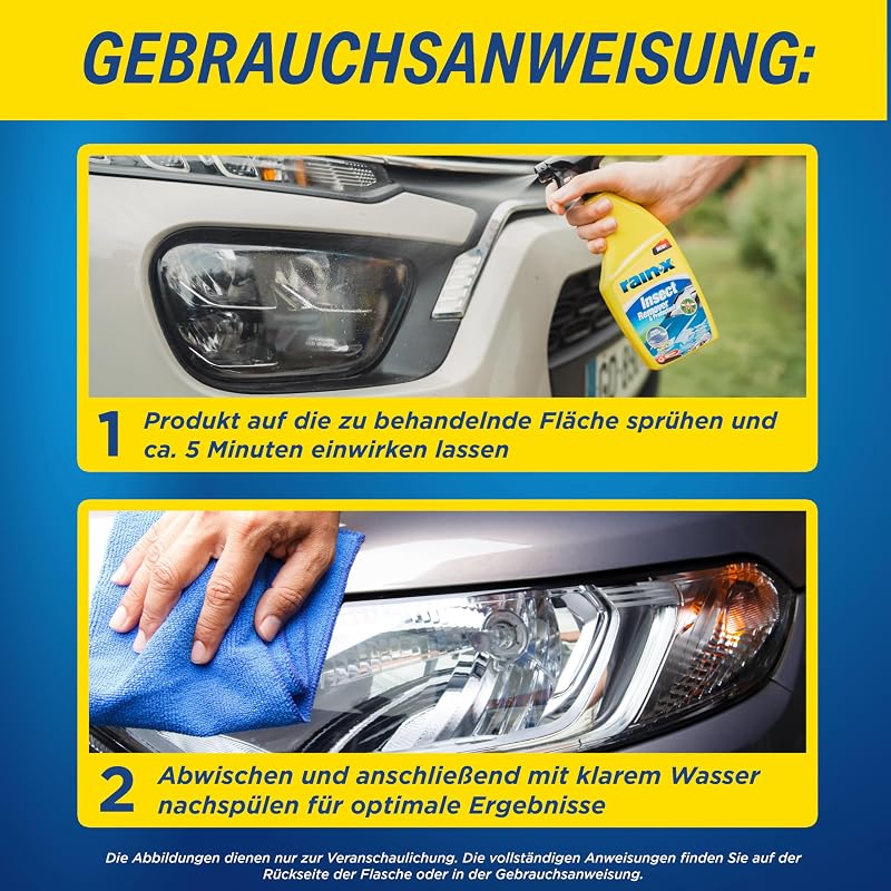 Insektenentferner Auto - Für Windschutzscheibe, Lack & Karosserie