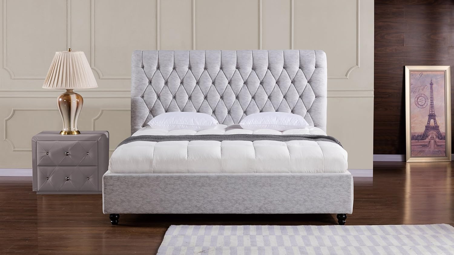 Amazon Com American Eagle Furniture B D060 Q V2 Sterling Modern