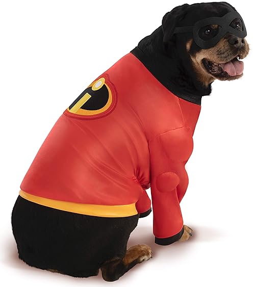 Disney The Incredibles: Pet Costume for For Dogs or Cats by Rubies, XXXL