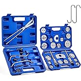 Orion Motor Tech 32pc Dual Brake Tools, 2 in 1 Caliper Compression Tool and Drum Brake Tool Kit, Brake Caliper Tool Kit and D