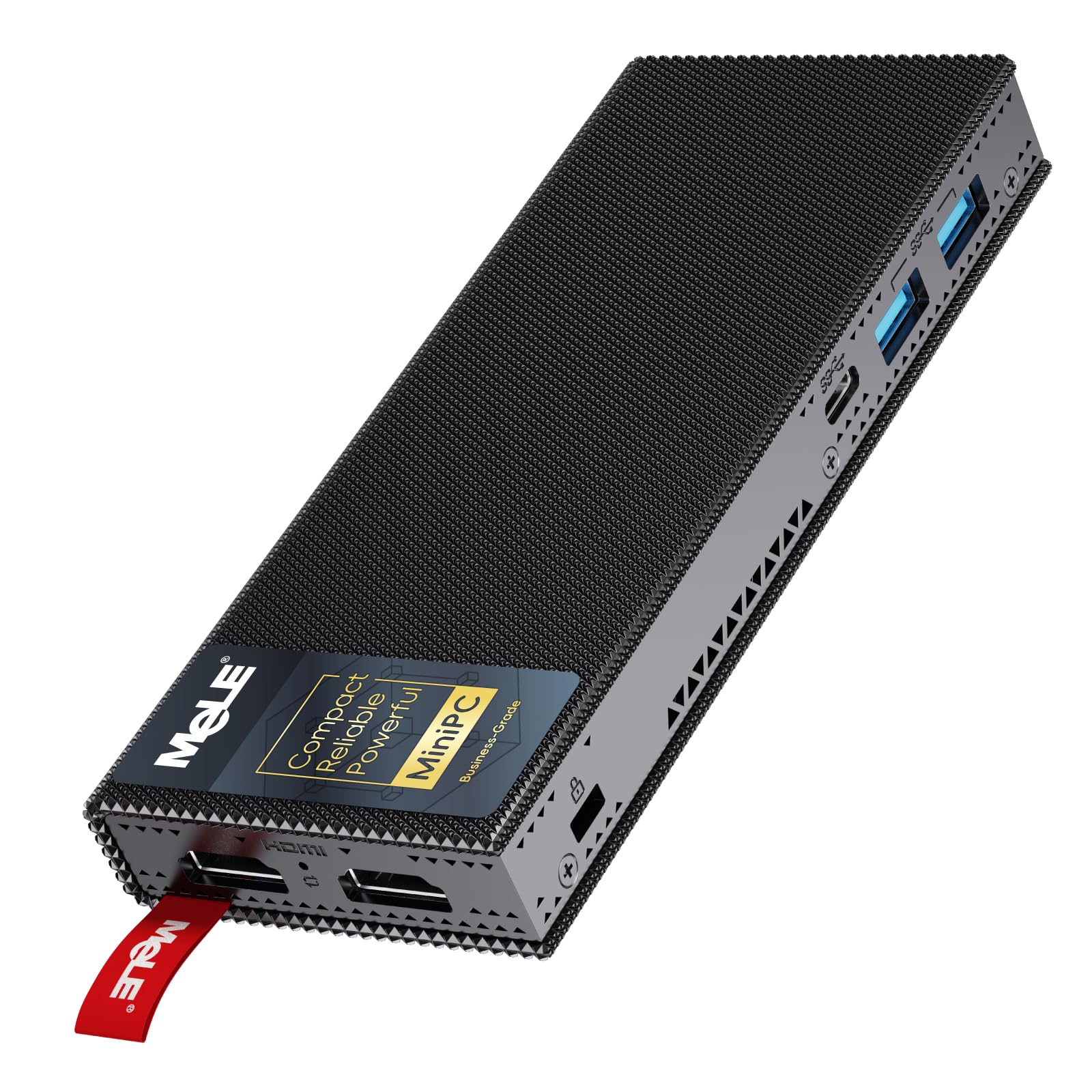 MeLE Fanless Mini PC Stick PCG02 Pro N5105 8GB 256GB, Micro Computer USB PD3.0,Dual HDMI Gigabit Ethernet BT5.1 Small Desktop on Business Office Industrial IoT Media Home