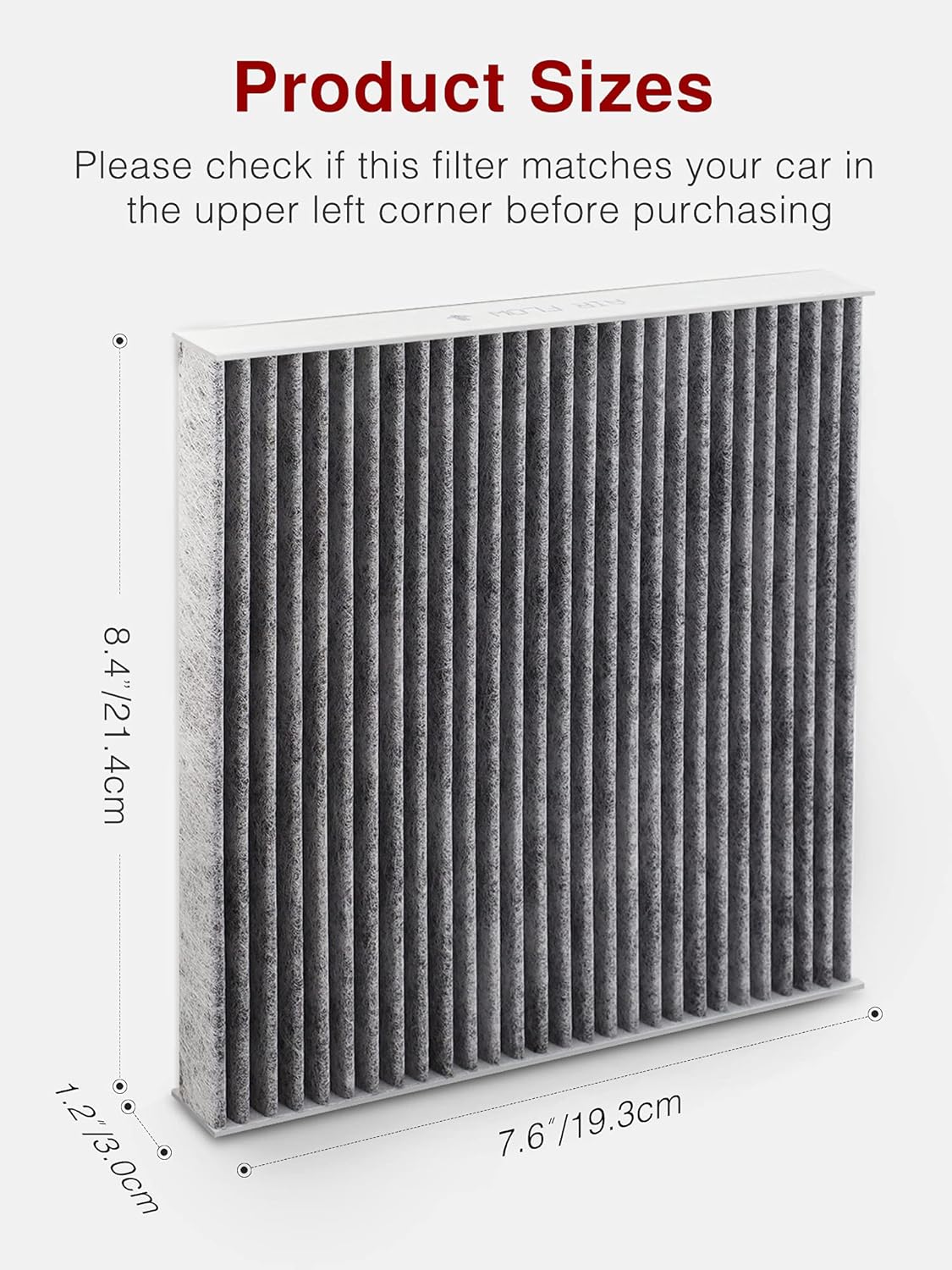 Puroma Cabin Air Filter with Activated Carbon, Replacement for CP285, CF10285, Toyota, Lexus, Scion (2 pcs): Automotive