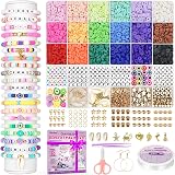Gionlion Friendship Bracelet Kit Concert Bracelets 18 Colors Beads Tools