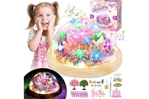 Diyfrety Unicorn Gifts for Girls Age 3-8,Unicorn Arts and Crafts Kit with Music Unicorn Craft for Girls Age 3-10,Idea Unicorn Toys Birthday Gifts for Girls