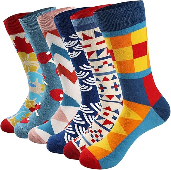 Amazon カラフル 靴下メンズ 大きいサイズ 25 30cm 6足セットメンズソックス カジュアル ロング丈 抗菌 防臭 綿 おしゃれ ビジネス スポーツソックス 吸汗 スポーツソックス 通販