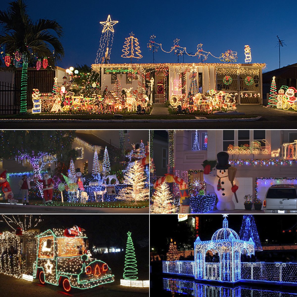 TryLight LED String Lights 8 Modes Remote Control Rope Lights 120 Leds Waterproof Starry Fairy Lights Battery Powered Indoor Outdoor 46ft Lights for Patio, Garden, Balcony and Festival (Multicolor)