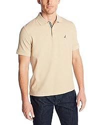 Nautica Men's Classic Short Sleeve Solid Polo
