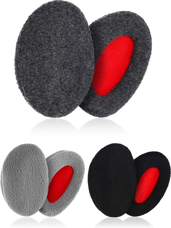 Satinor 3 Pairs Bandless Ear Muffs