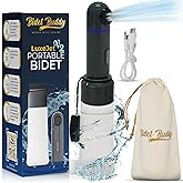 BIDET BUDDY® LuxeJet Portable Bidet for Travel | Electric Handheld Rechargeable Bidet Sprayer | Waterproof Gentle Pressure Personal Cleaning Device for Women, Men, Baby & Postpartum | USB C - V2