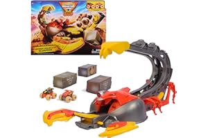 Monster Jam Mini, El Toro Loco Venom Velocity Scorpion Playset, 2 Exclusive Die-Cast El Toro Loco and Max-D Monster Truck, Ki