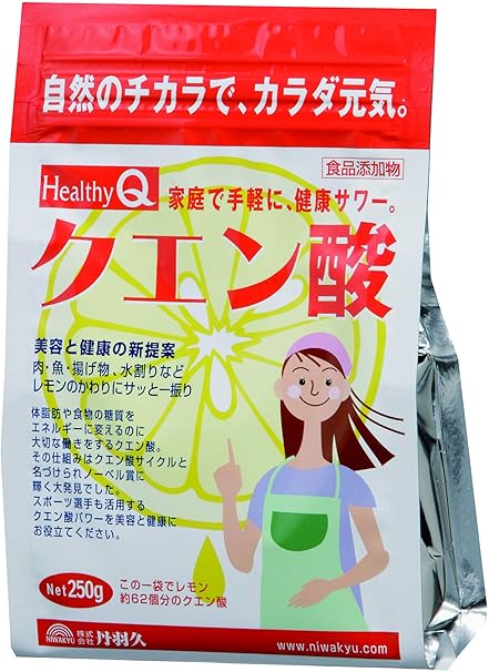 Amazon Healthyqクエン酸 250g 食品添加物 お菓子 レモン ドリンク 丹羽久 スポーツ ビタミン粉末ドリンク 通販