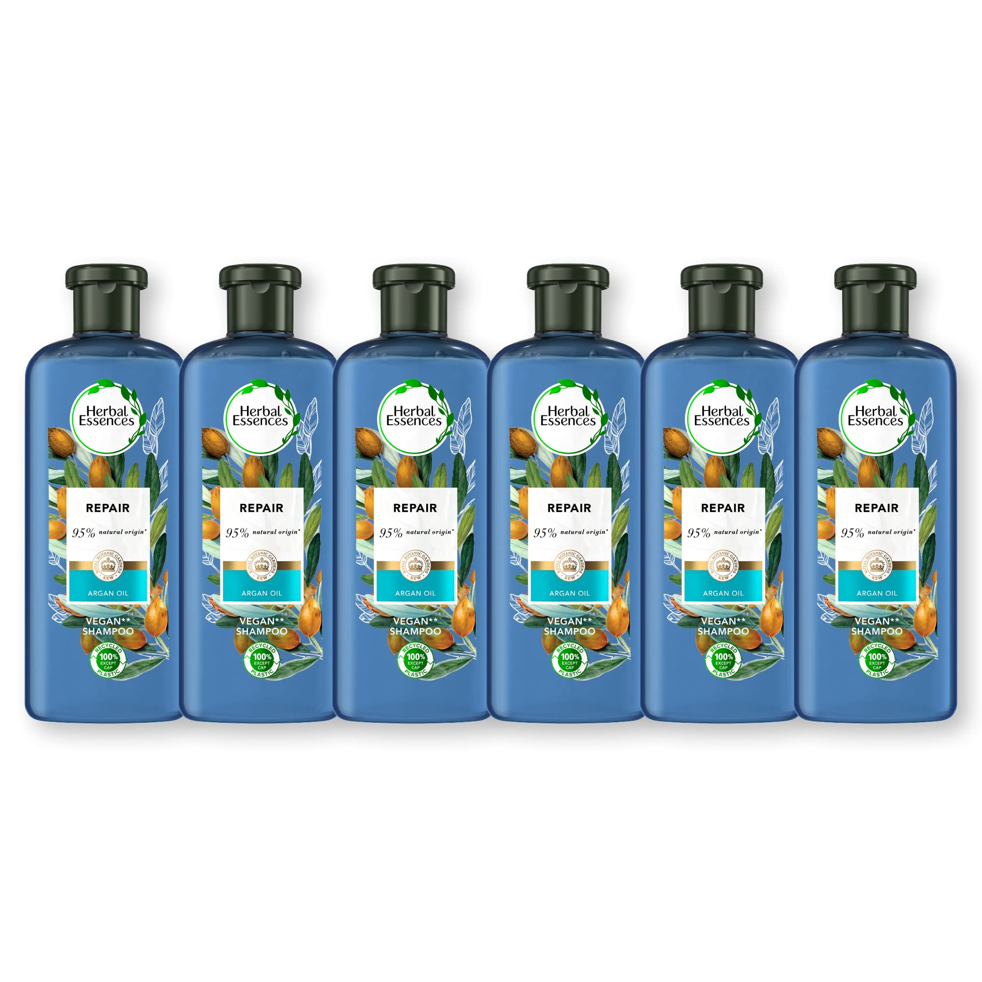 Herbal Essences Argan Oil Of Morocco Regeneration Shampoo for Dry and Damaged Hair 6 x 400 ml
