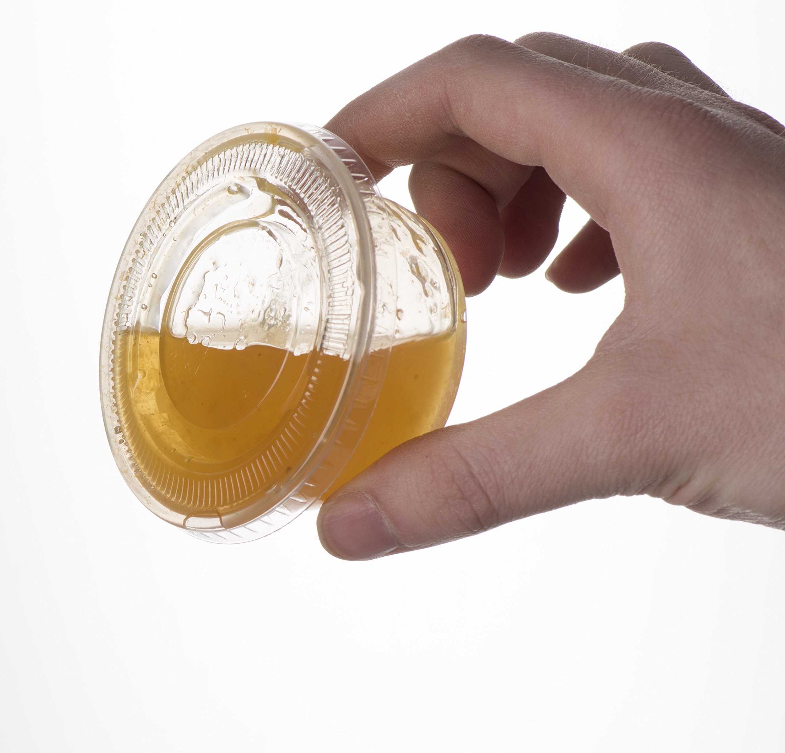 [100 Sets 3.25 oz.] Plastic Disposable Portion Cups With Lids Buy