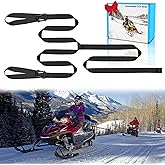 Botepon Snowmobile Tow Strap with Hook, Quick Hook Up and Tow Easilly for Snowmobile, Sled, Or ATV, Snowmobile Accessories