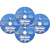 FlightGear Flight Simulator 2025 X Premium DELUXE Edition Flight Sim 4 Disc DVD CD Set Compatible with Microsoft Windows 11 10 PC &amp; Mac OS | 600+ Aircraft &amp; FULL Worldwide Scenery!