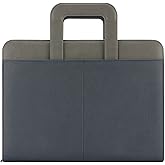 NuVision Zippered Padfolio 3 Ring Binder, Notebook for Work, Business Planner and Organizers, Padfolio with Handle, 8 ½ x 11” Writing Pad, PU Leather Folder, Professional Business Documents Portfolio