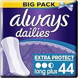 Always Dailies Extra Protect Panty Liners Long Plus Pack of 4