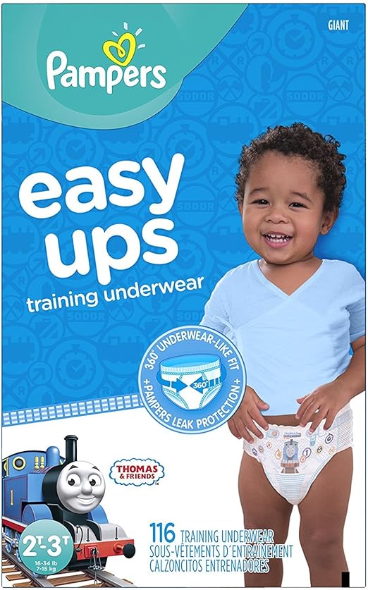 pampers easy ups training underwear boys size