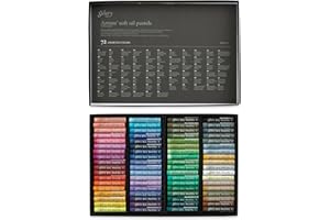 Mungyo Gallery Artists' Soft Oil Pastels Set of 72 Assorted Colors(MOPV-72)