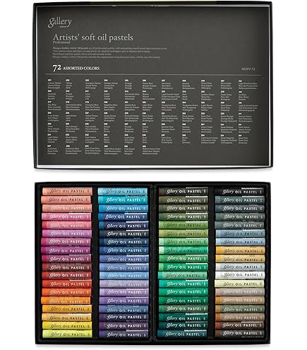 Amazon.com: ArtAspirer Oil Pastels ArtAspirer Oil Pastels Wood Box