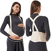Avaneeny 2-in-1 Convertible Maternity Support Belt with Detachable Strap - Adjustable Pregnancy Belly Band for Back, Hip, Pelvic Pain, Invisible Belly Bands for Pregnant Women