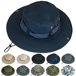 NPQQUAN Sun Bucket Hats for Men Women Wide Brim UV