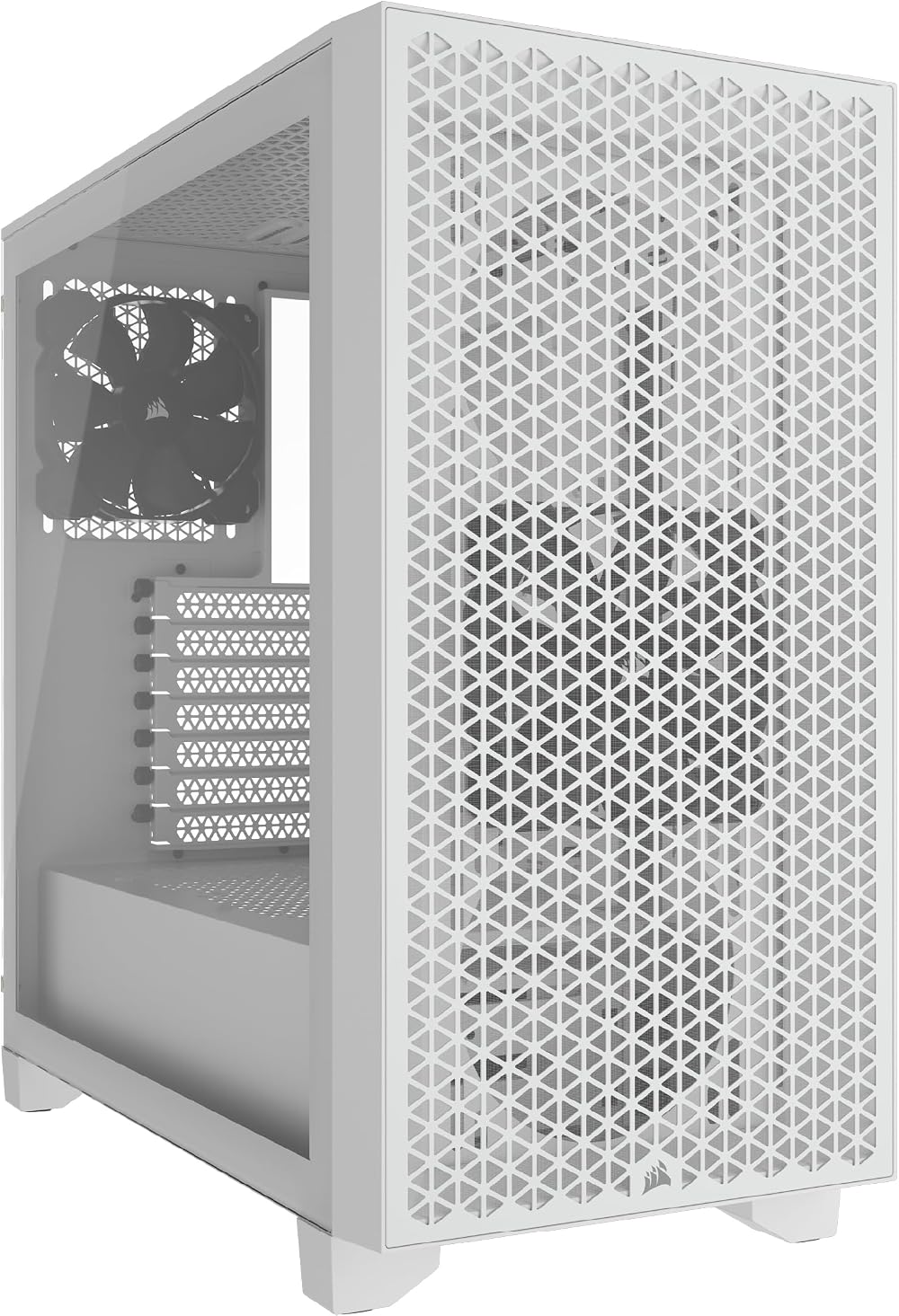 Corsair 3000D AIRFLOW White Mid-Tower PC Case 2x SP120 ELITE Fans 4-Slot GPU