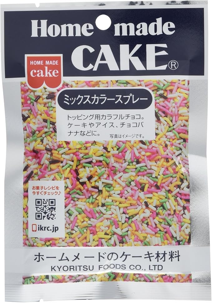 Amazon ホームメイド ミックスカラースプレー 50g ホームメイド 飾り トッピング材料 通販