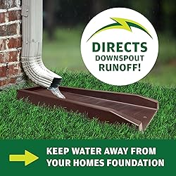 Master Mark Splash Block, Decorative Gutter