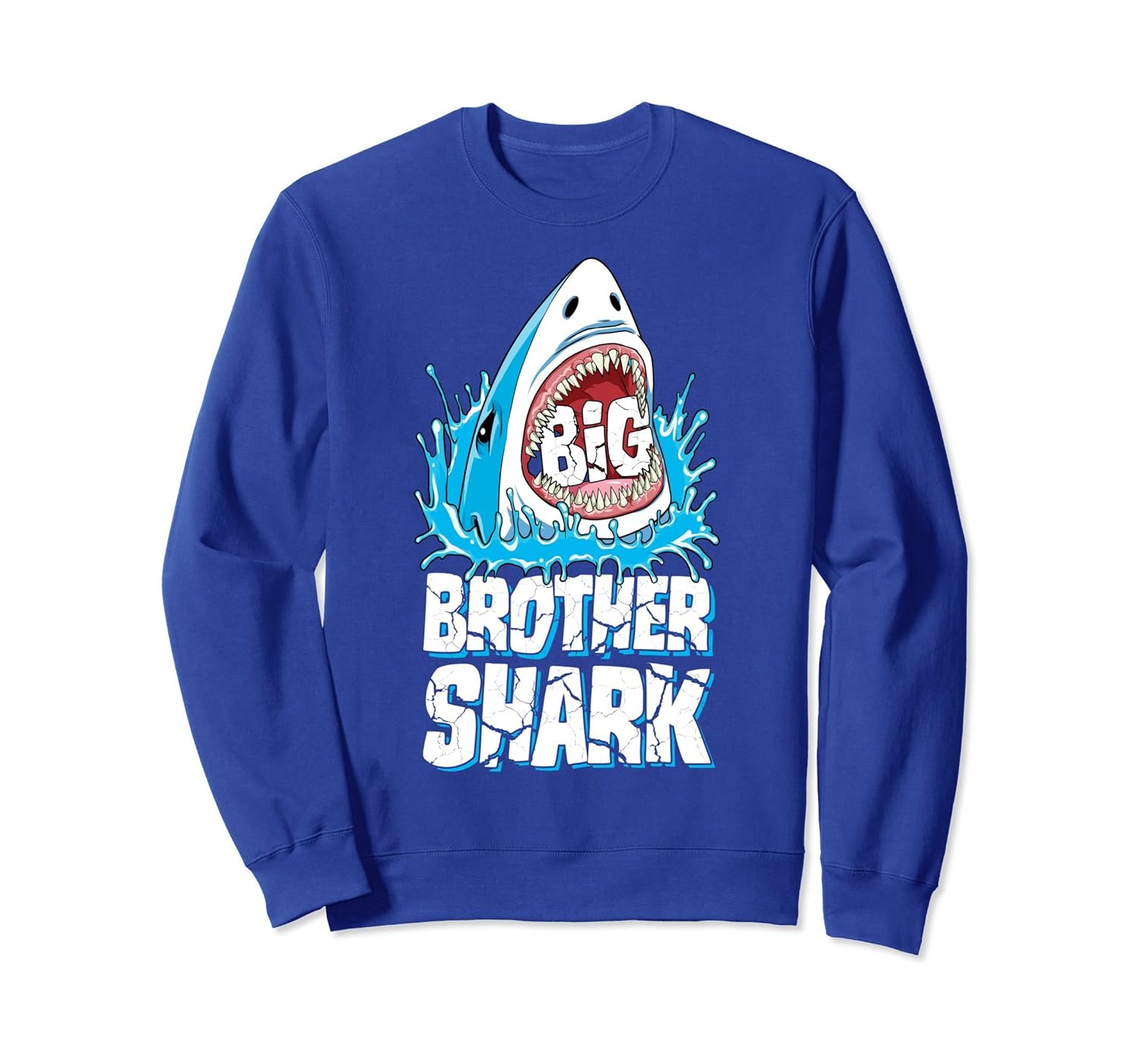 Big Shark Brother Sweatshirt Family Matching Men Jawsome Tee-ANZ