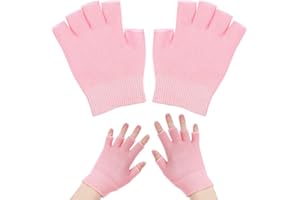 Heallily Moisturizing Gloves 1 Pair of Gel Moisturizing Gloves Gel Therapy Glove Manicure Gloves for Dry Cracked Hands Treatment for Women Girls
