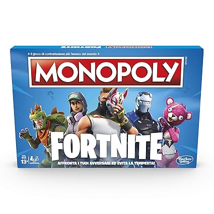 Hasbro Monopoly E6603102 Edizione Fortnite Gioco Da Tavolo Versione In Lingua Inglese