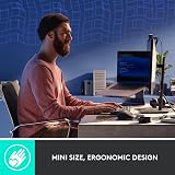 Logitech MX Mechanical Mini Wireless Keyboard Tactile Quiet Switches UK Layout view 3